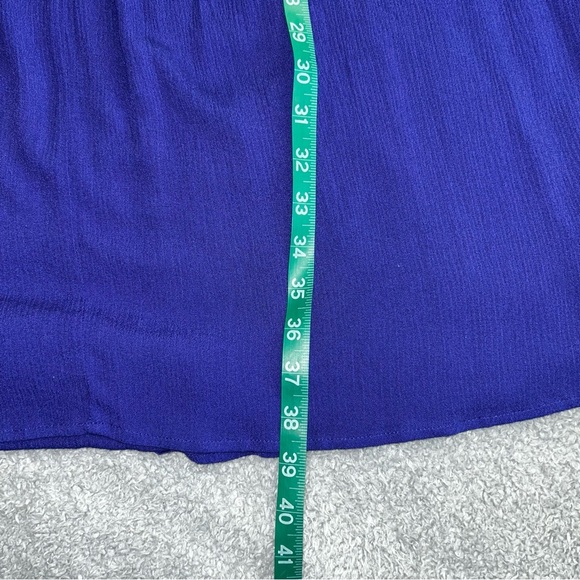 Ellos Embellished Blue Midi Tank Dress - Picture 5 of 6